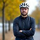 Portrait of David Miller, an active male cyclist.